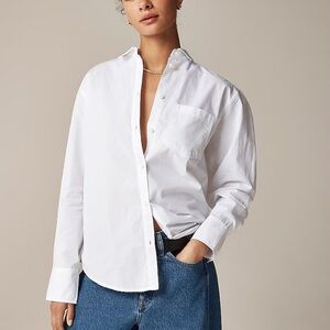 New J. Crew White Regenerative Cotton Shirt